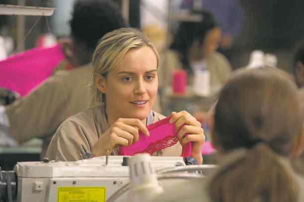NETFLIX Piper Chapman (Taylor Schilling) works the Ôpanty millÕ in Orange Is the New Black.